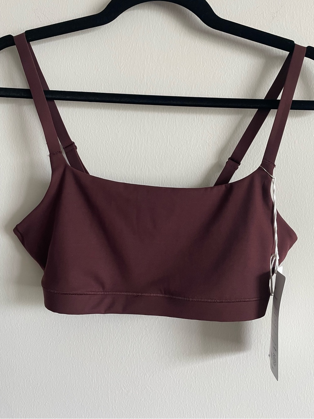 Athleta bodymove scoop bralette D-DD garnet loungewear sleep sports bra S - Picture 2 of 7